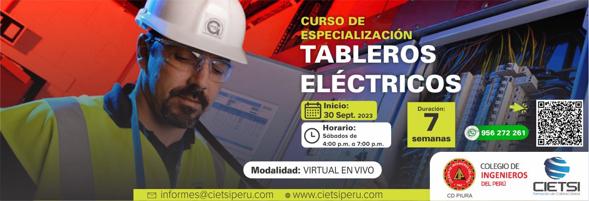 curso de especializaciOn en tableros elEctricos 2023